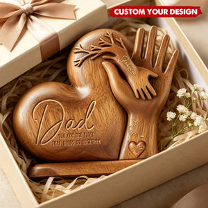 Dad You Are The Piece That Holds Us Together - Personalized Father Custom Shaped Plaque