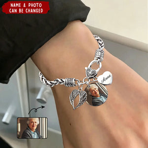 Custom Photo I'll Carry You Personalized Bracelet - Memorial Gift For Family