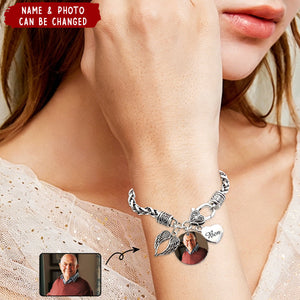 Custom Photo I'll Carry You Personalized Bracelet - Memorial Gift For Family
