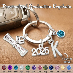 2026 Graduation Keychain - Personalised Gift for Graduates