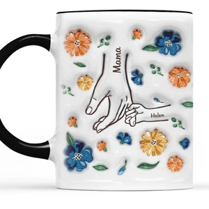 Family Over Everything - Family Personalized Custom 3D Inflated Effect Printed Mug - Mother's Day, Gift For Mom, Grandma