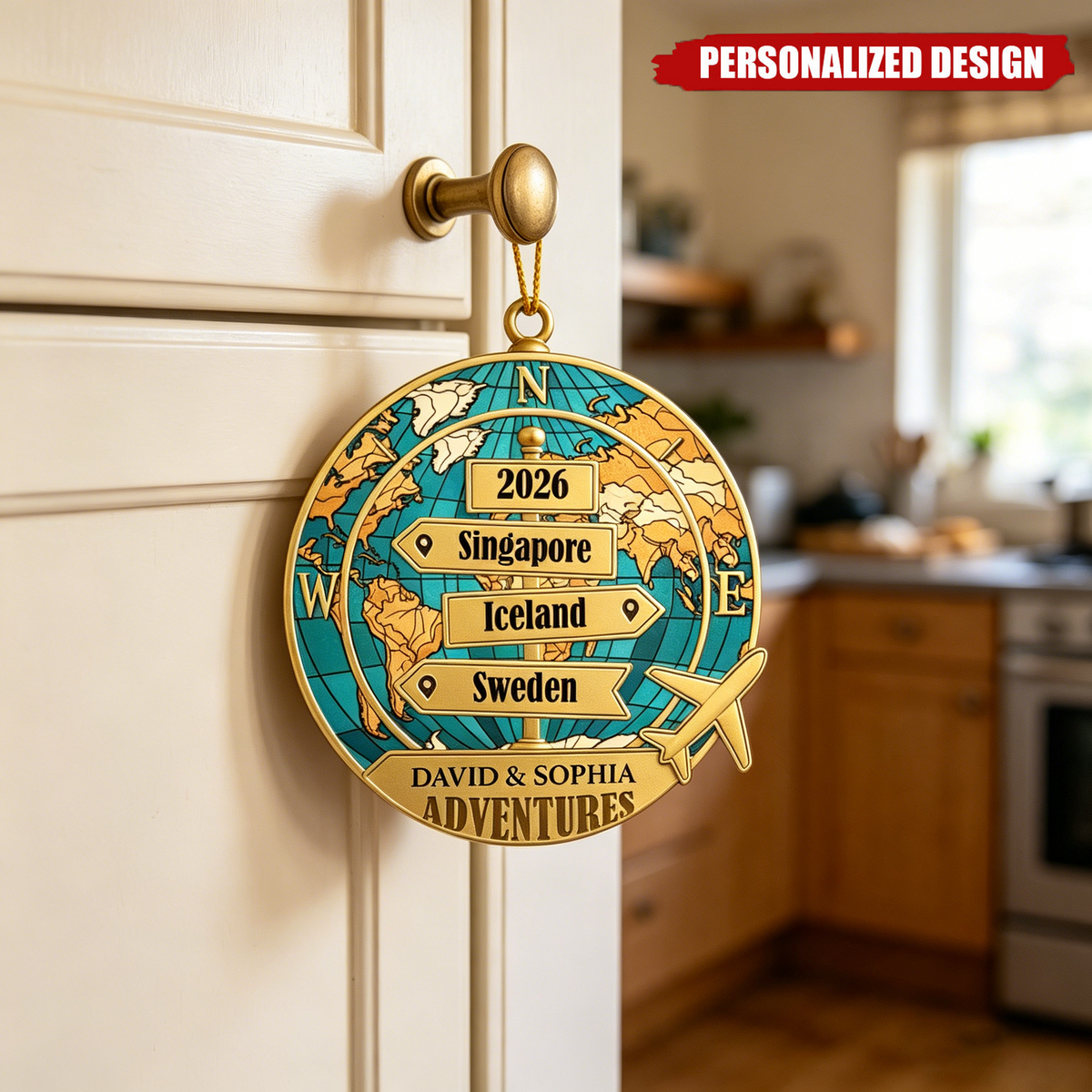 Destination Of All Year - Personalized Acrylic Ornament