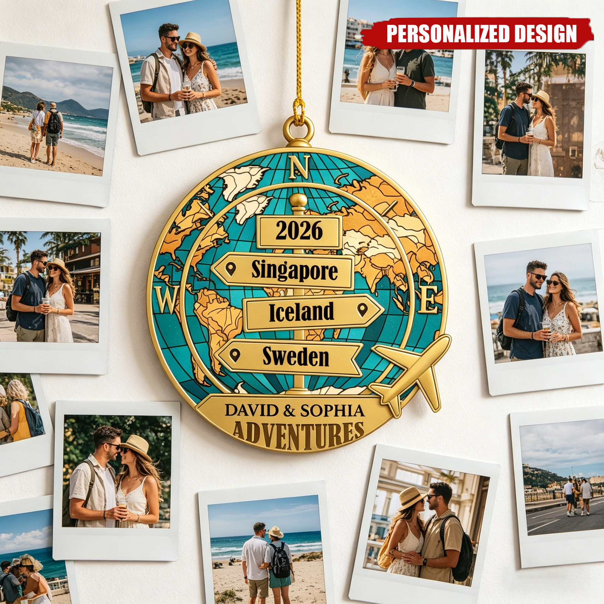 Destination Of All Year - Personalized Acrylic Ornament