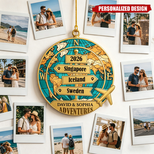 Destination Of All Year - Personalized Acrylic Ornament