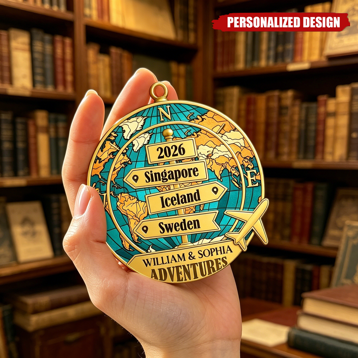 Destination Of All Year - Personalized Acrylic Ornament