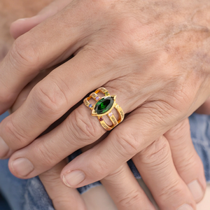 Personalized Dainty Birthstone Ring with Engraved Name Women Jewelry Birthday Mother's Day Gift for Mom Grandma