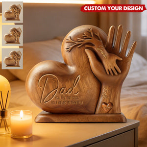 Dad You Are The Piece That Holds Us Together - Personalized Father Custom Shaped Plaque