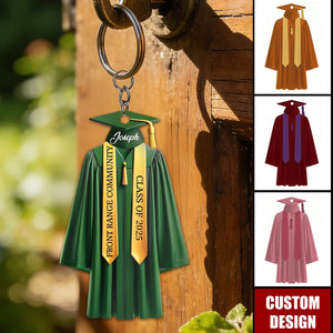2026 High School College Graduation - Personalized Acrylic Keychain