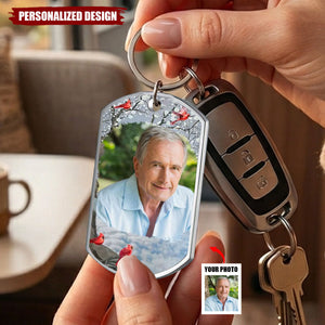Custom Photo I'll Carry You Personalized Keychain - Memorial Gift For Family