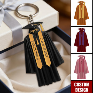 2026 High School College Graduation - Personalized Acrylic Keychain