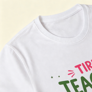 Custom T-Shirt | Tired Teacher Rested Soul Loading Shirt, Personalized Summer Vacation Travel Gift For Teachers
