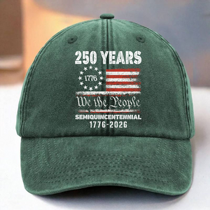 Celebrate Our America 250th Anniversary United States Washed Denim Baseball Cap