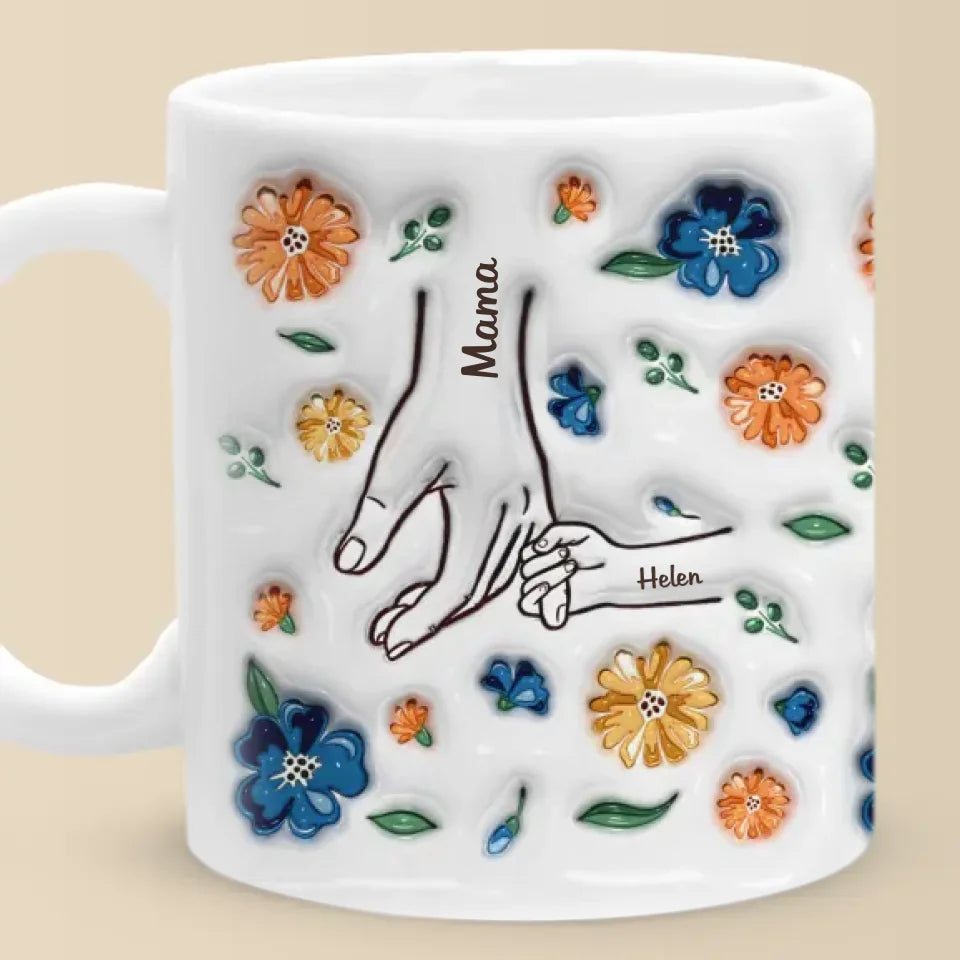 Family Over Everything - Family Personalized Custom 3D Inflated Effect Printed Mug - Mother's Day, Gift For Mom, Grandma