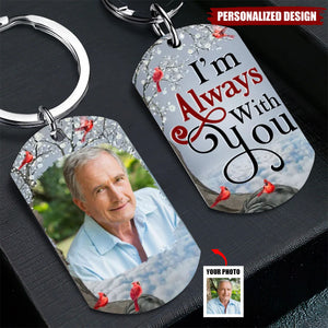 Custom Photo I'll Carry You Personalized Keychain - Memorial Gift For Family