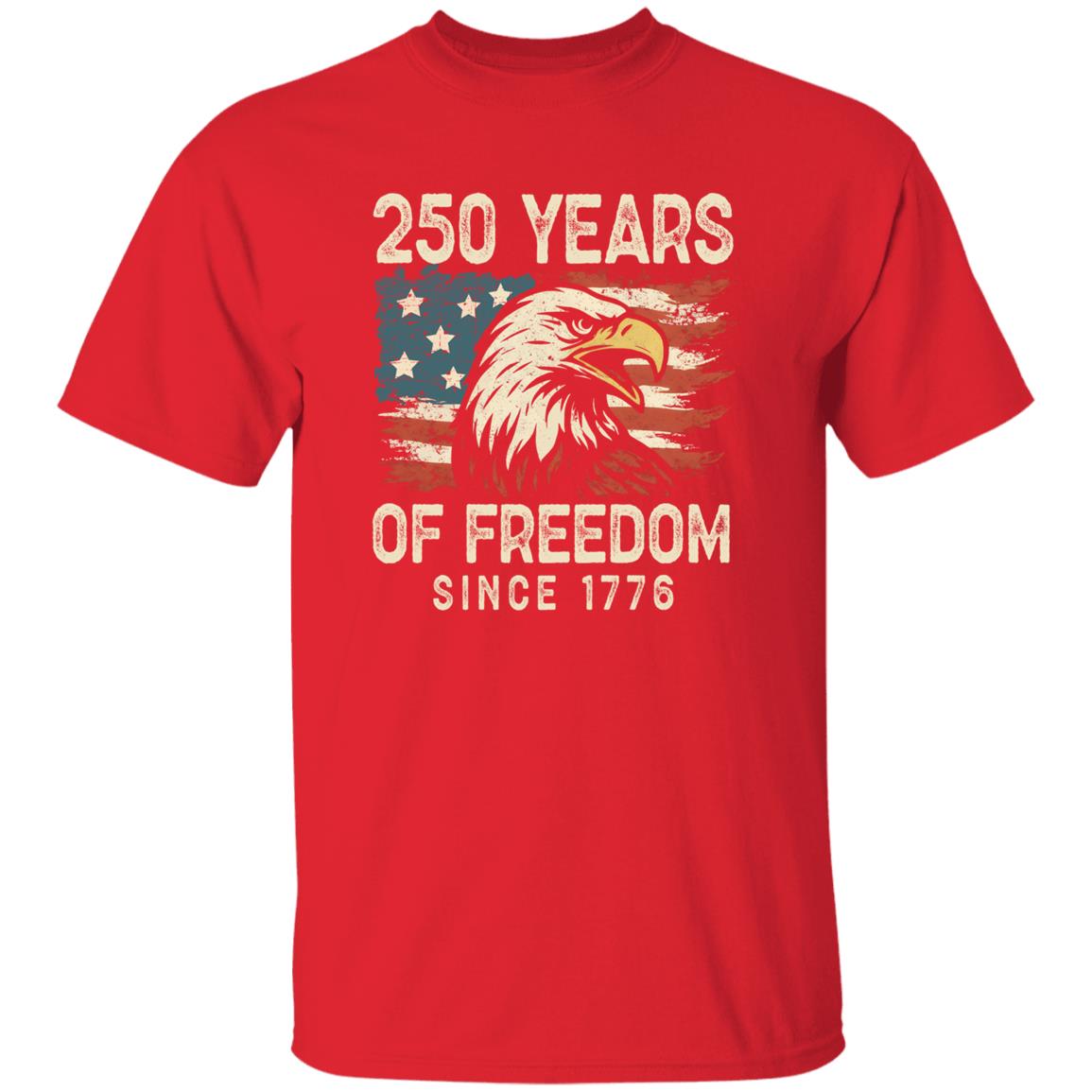 USA 250th Years Of Freedom Since 1776 USA Bald Eagle America Flag Dark Shirt-Unisex style and available in multiple colors