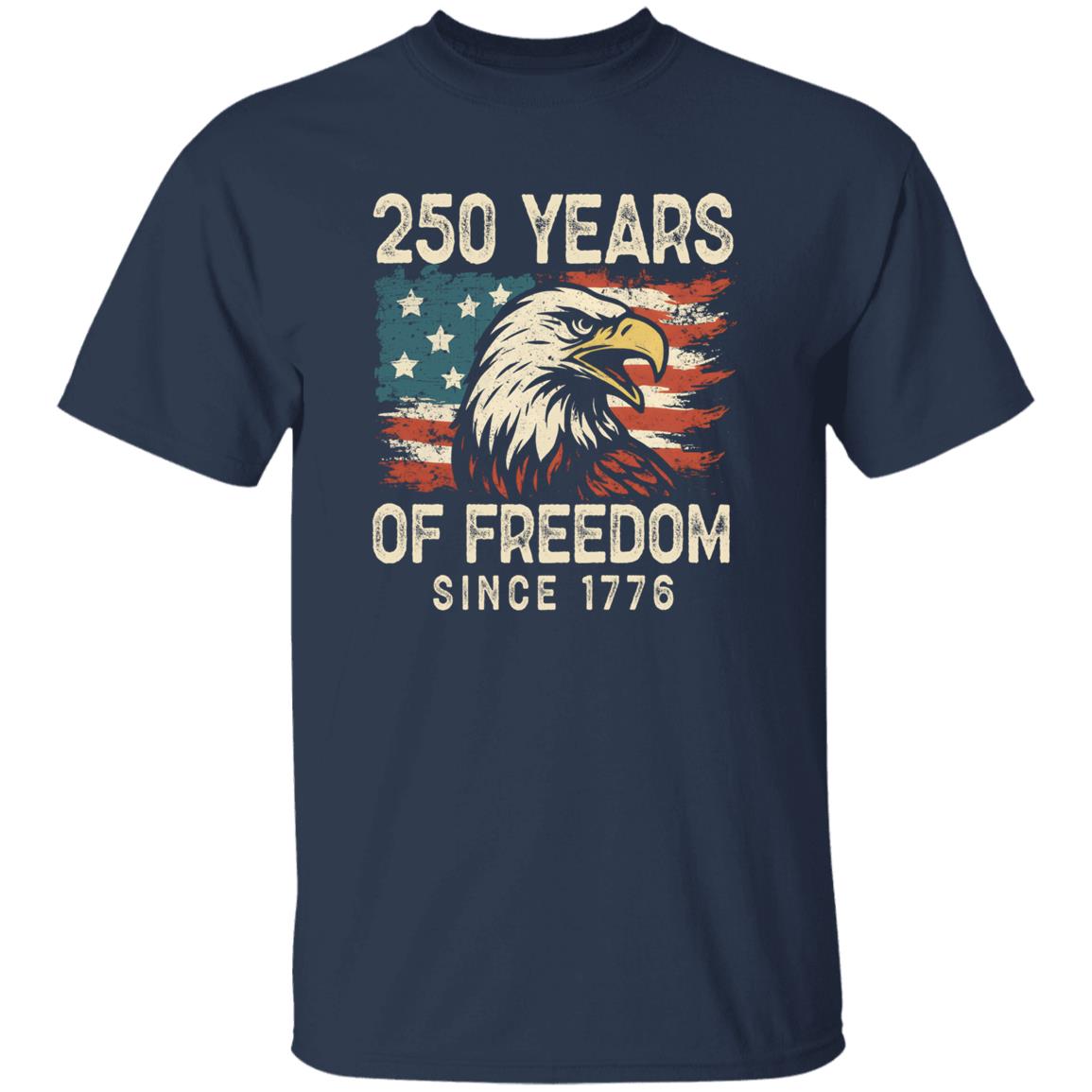 USA 250th Years Of Freedom Since 1776 USA Bald Eagle America Flag Dark Shirt-Unisex style and available in multiple colors