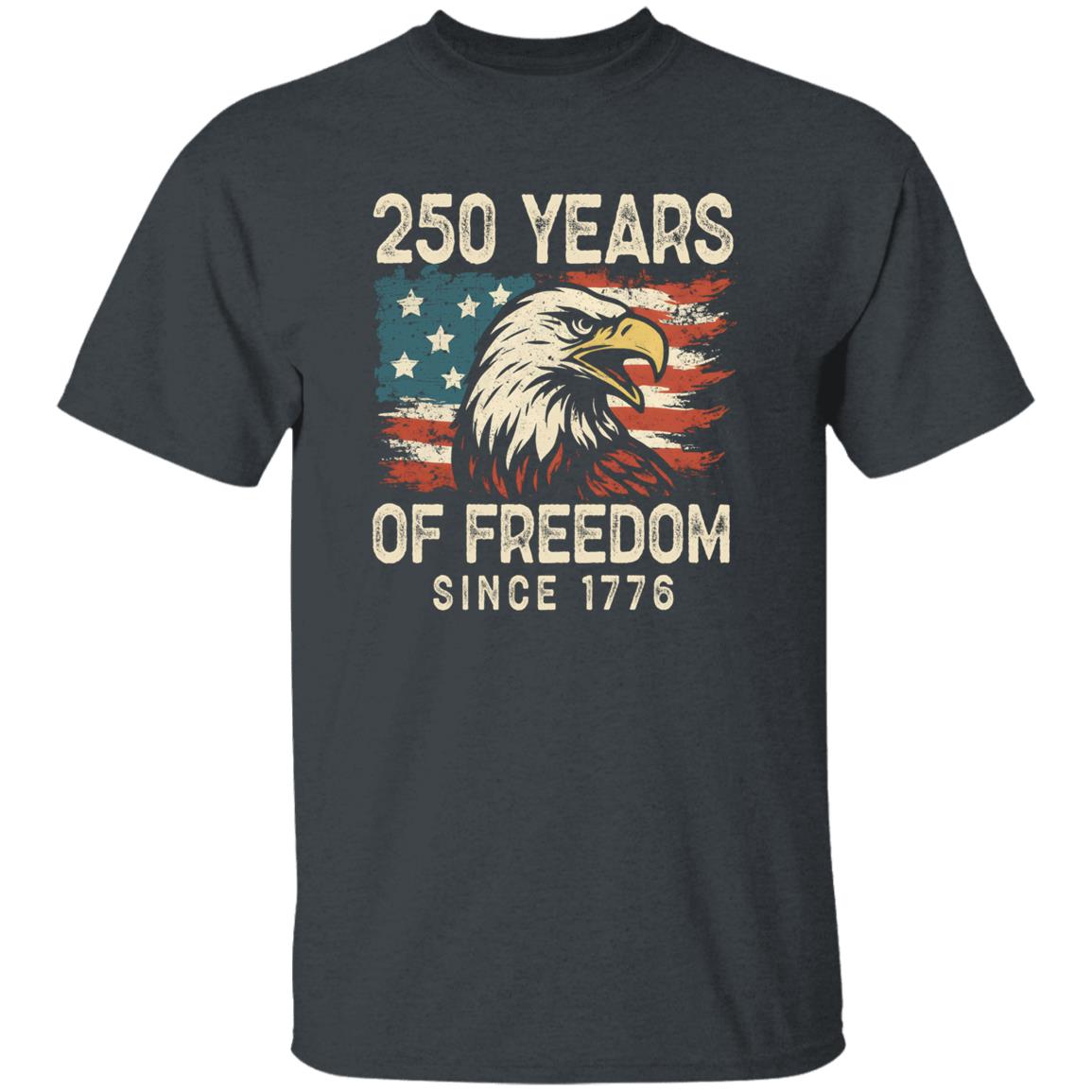 USA 250th Years Of Freedom Since 1776 USA Bald Eagle America Flag Dark Shirt-Unisex style and available in multiple colors