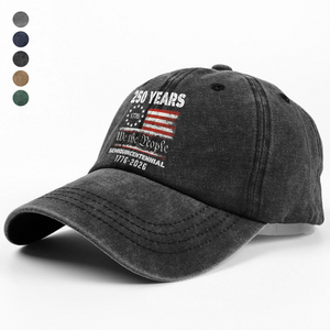 Celebrate Our America 250th Anniversary United States Washed Denim Baseball Cap