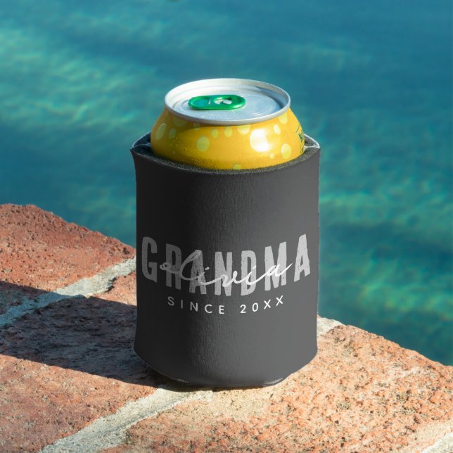 Personalized Mother's Day Modern Simple Preppy Can Cooler